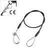 KUPO SW-04 dia. 3.2 mm, 75 cm length safety wire w/PVC Тросик страховочный