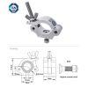 KUPO KCP-830 Slim Type Half Coupler. Хомут (М10) - фото 1 - id-p215393232