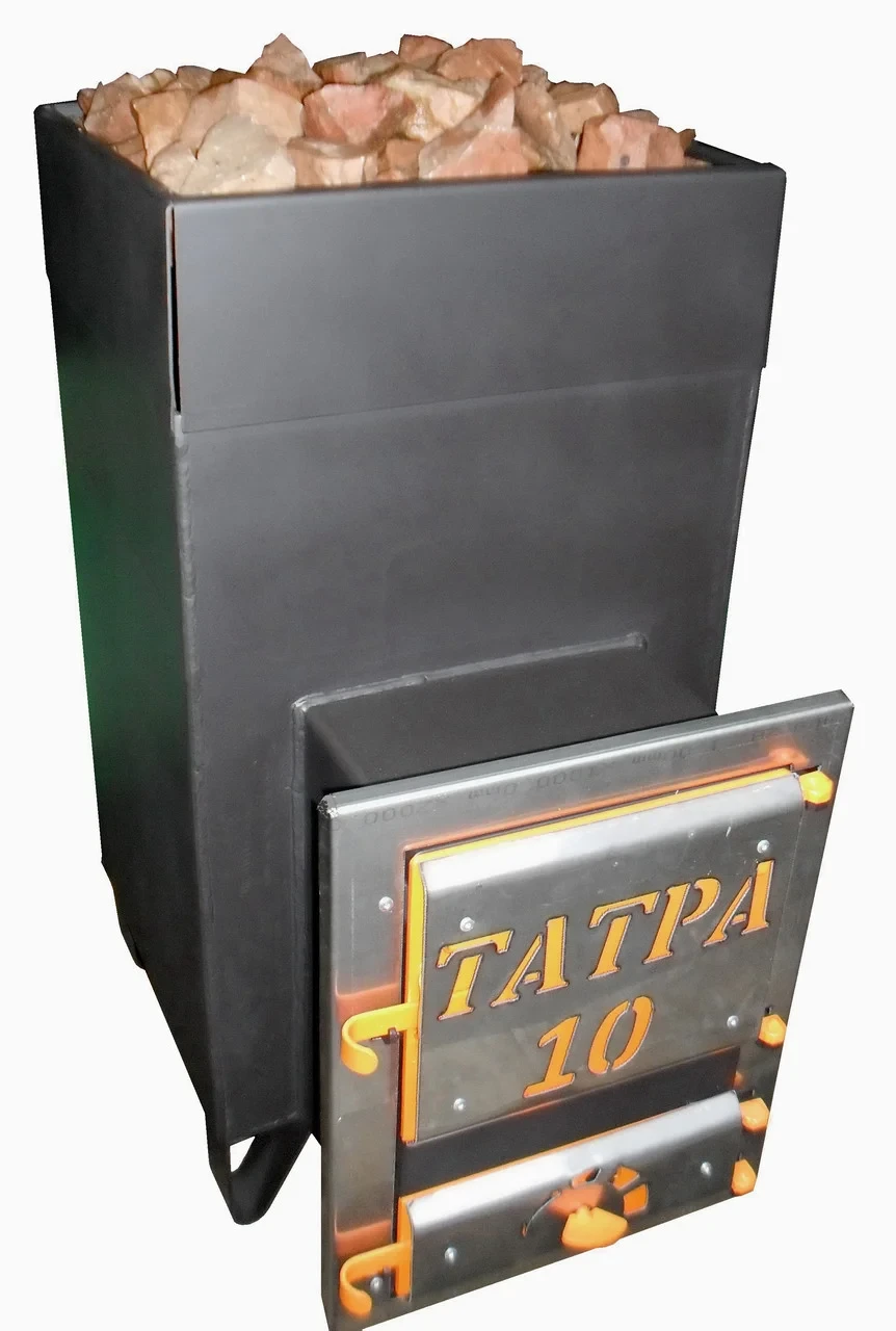 Печь для бани Татра 10 в комплекте с баком 50 литров Сталь 6 мм - фото 2 - id-p215398090