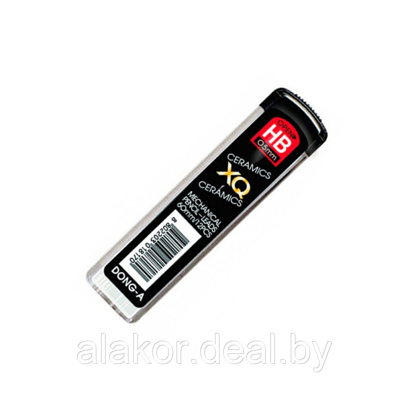 Грифели для автоматического карандаша DONG-A "XQ CERAMICS", HB, 0.7мм, 12шт. - фото 1 - id-p215398419