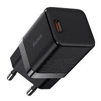 Сетевое зарядное устройство Baseus GAN3 Fast Charger 1C 30W EU (CCGN010101) черное