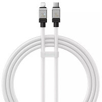 Кабель Baseus CoolPlay Series Fast Charging Cable Type-C to Apple Lightning 20W 1M (CAKW000002) белый