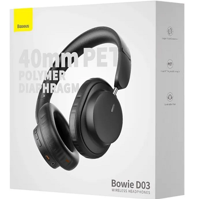 Беспроводные наушники Baseus Bowie D3 Wireless Headphone NGTD030101 черный - фото 7 - id-p215398204