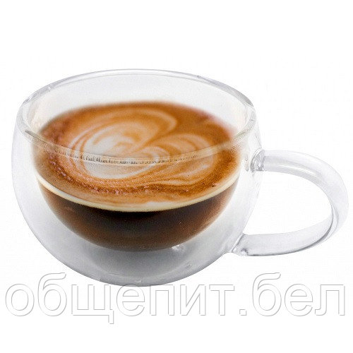 Чашка 200 мл. кофейная d=85 мм. h=63 мм. с двойными стенками Термостекло VB /2/