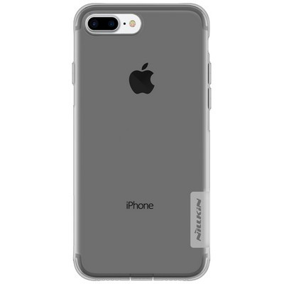 Силиконовый чехол Nillkin Nature TPU Case Grey для Apple iPhone 8 Plus - фото 1 - id-p215398222
