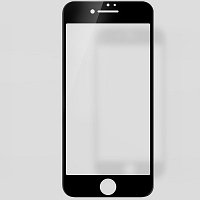 Противоударное защитное стекло на весь экран Ainy Full Screen Cover Black для Apple iPhone 8 Plus