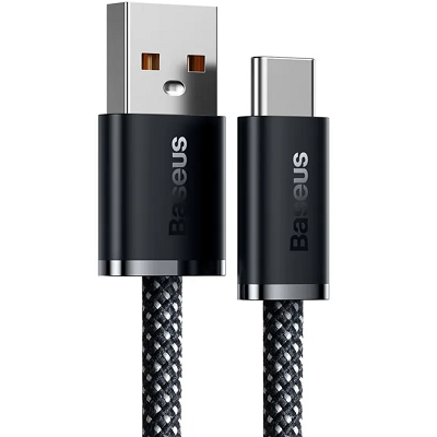 Кабель для быстрой зарядки Baseus Dynamic Series Fast Charging Data Cable USB to Type-C 100W 1м (CALD000616) - фото 2 - id-p215398228