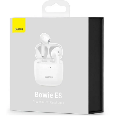 Наушники Baseus True Wireless Earphones Bowie E8 (NGE8-02) белые - фото 9 - id-p215398229