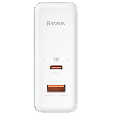 Сетевое зарядное устройство Baseus GaN5 Pro Fast Charger C+U 100W с кабелем Type-C to Type-C 100W(20V/5A) 1m - фото 2 - id-p215398233