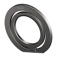 Кольцо с MagSafe для iPhone Baseus Halo Series Foldable Metal Ring (SUCH000013) серый