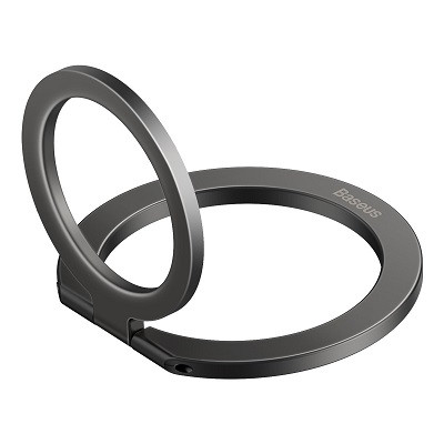 Кольцо с MagSafe для iPhone Baseus Halo Series Foldable Metal Ring (SUCH000013) серый - фото 5 - id-p215398237