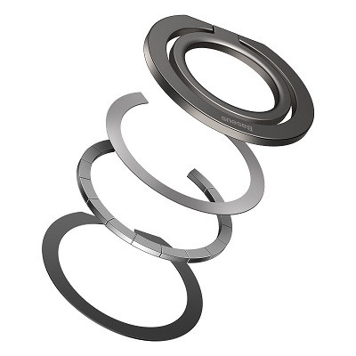 Кольцо с MagSafe для iPhone Baseus Halo Series Foldable Metal Ring (SUCH000013) серый - фото 10 - id-p215398237