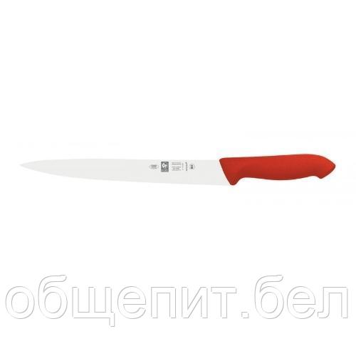 Нож для мяса 250/380 мм. красный HoReCa Icel /1/6/ - фото 1 - id-p215077232