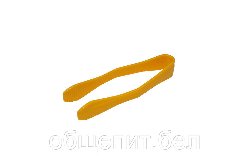 Щипцы для льда и сахара 12 см желтые поликарбонат MG /1/20/ - фото 1 - id-p215238440
