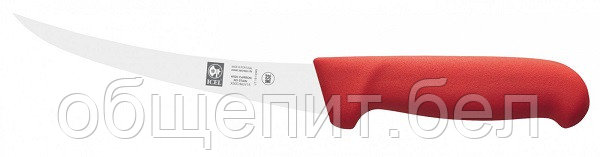 Нож обвалочный 150/290 мм. изогнутый, гибкое лезвие, красный Poly Icel /1/ - фото 1 - id-p215237160