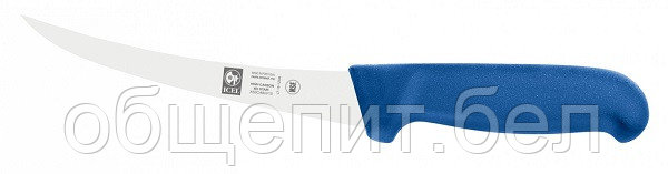Нож обвалочный 150/290 мм. изогнутый, полугибкое лезвие, синий Poly Icel /1/ - фото 1 - id-p215237163