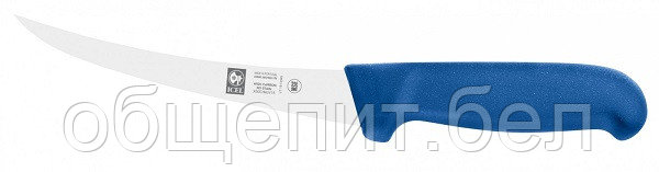 Нож обвалочный 150/290 мм. изогнутый, гибкое лезвие, синий Poly Icel /1/ - фото 1 - id-p215237164
