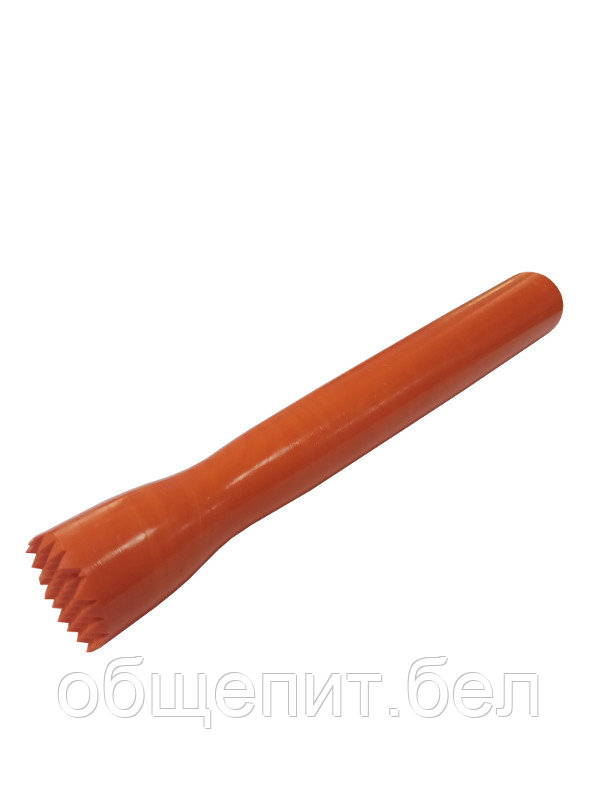 Мадлер АБС-пластик 21 см. оранжевый, поверхность решетка MG /1/ - фото 1 - id-p215237505