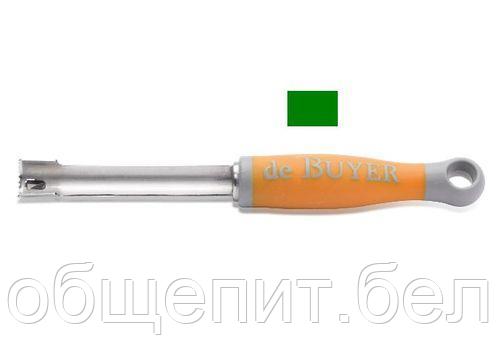 Нож для вырезания сердцевины 115/245 мм. d=20 мм. зеленая ручка De Buyer /1/ - фото 1 - id-p215238012