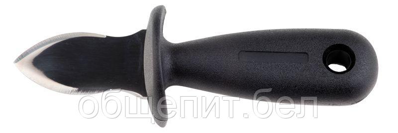Нож для устриц 60/150 мм. с ограничителем, ручка черная APS /1/6/ - фото 1 - id-p215238030