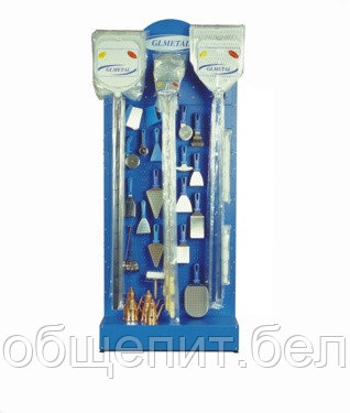 Стойка для хранения инвентаря для пиццы 100*40*241 см. Gimetal /1/