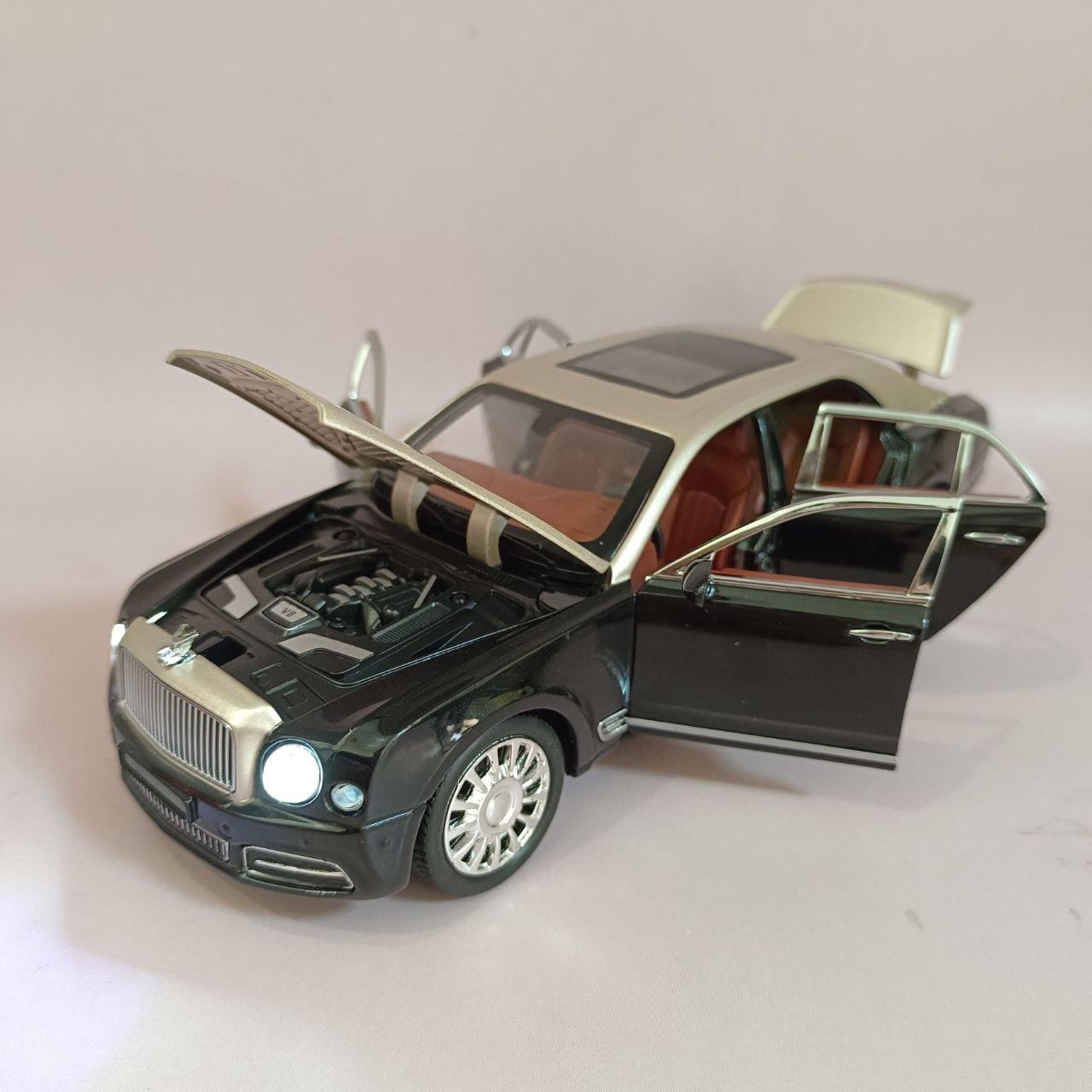 Металлическая машинка Bentley Mulsanne, свет, звук, инерционная - фото 7 - id-p215398502