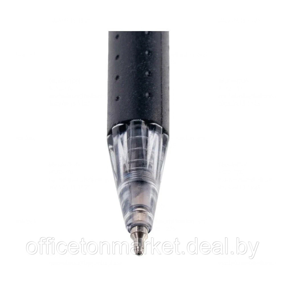 Ручка шариковая автоматическая Cello "Joy", 0.7 мм, прозрачный, стерж. черный - фото 2 - id-p215404651