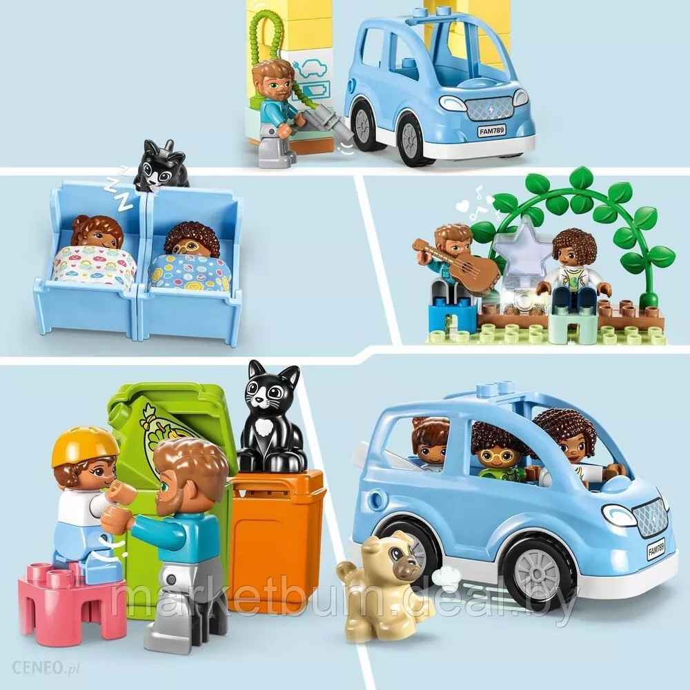 Конструктор LEGO DUPLO 10994, Семейный домик 3в1 - фото 4 - id-p215408392