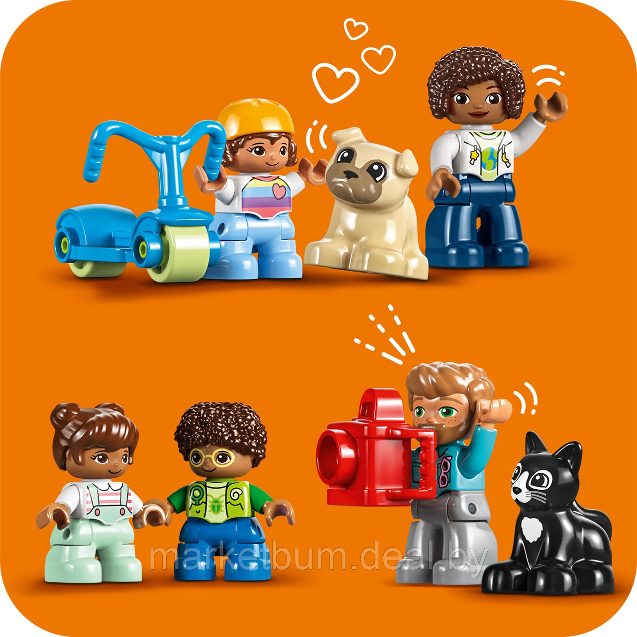 Конструктор LEGO DUPLO 10994, Семейный домик 3в1 - фото 5 - id-p215408392