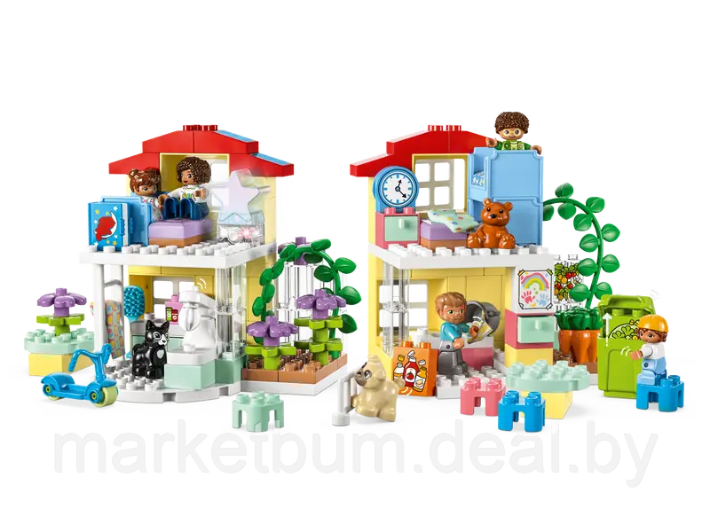 Конструктор LEGO DUPLO 10994, Семейный домик 3в1 - фото 10 - id-p215408392