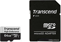 Карта памяти Transcend microSDXC TS64GUSD350V 64GB (с адаптером)