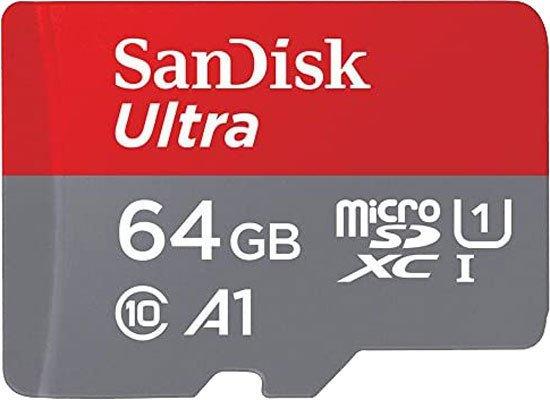 Карта памяти SanDisk Ultra SDSQUAB-064G-GN6MN microSDXC 64GB - фото 1 - id-p215409202