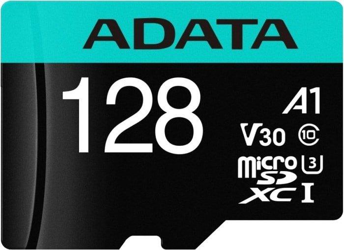 Карта памяти A-Data Premier Pro AUSDX128GUI3V30SA2-RA1 microSDXC 128GB (с адаптером) - фото 2 - id-p215409211