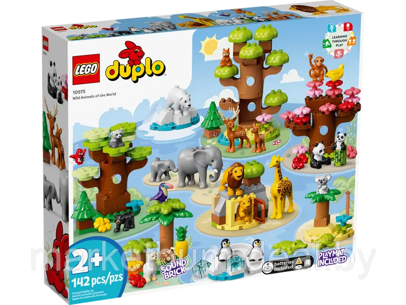 Конструктор LEGO DUPLO 10975, Дикие животные мира - фото 2 - id-p215413484