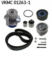 Комплект ГРМ с водяным насосом SKF VKMC012631