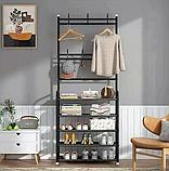 Вешалка для одежды в прихожую с 5ю полками для обуви, фото 4