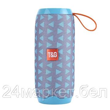 TG106 серо-синий Портативная Bluetooth колонка T&G, фото 2