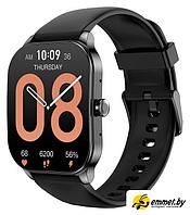 Умные часы Amazfit Pop 3S (черный, с силиконовым ремешком)