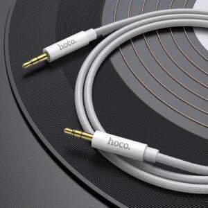 Кабель UPA19 AUX audio cable(L=1M) белый - фото 2 - id-p215425391