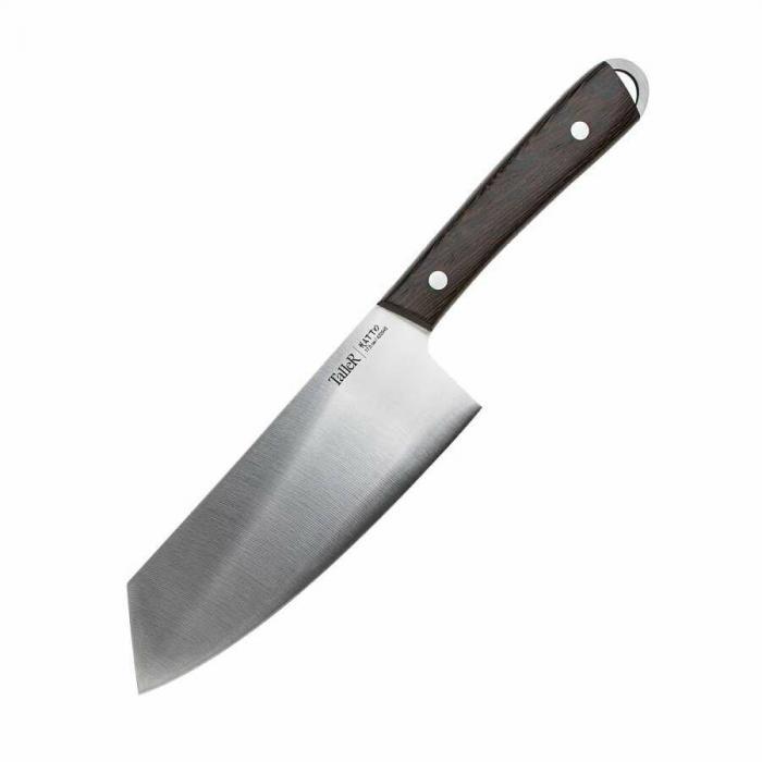 Нож топорик кухонный профессиональный поварской мясной для разделки мяса рубки костей кухни TALLER 22051 - фото 4 - id-p215426093