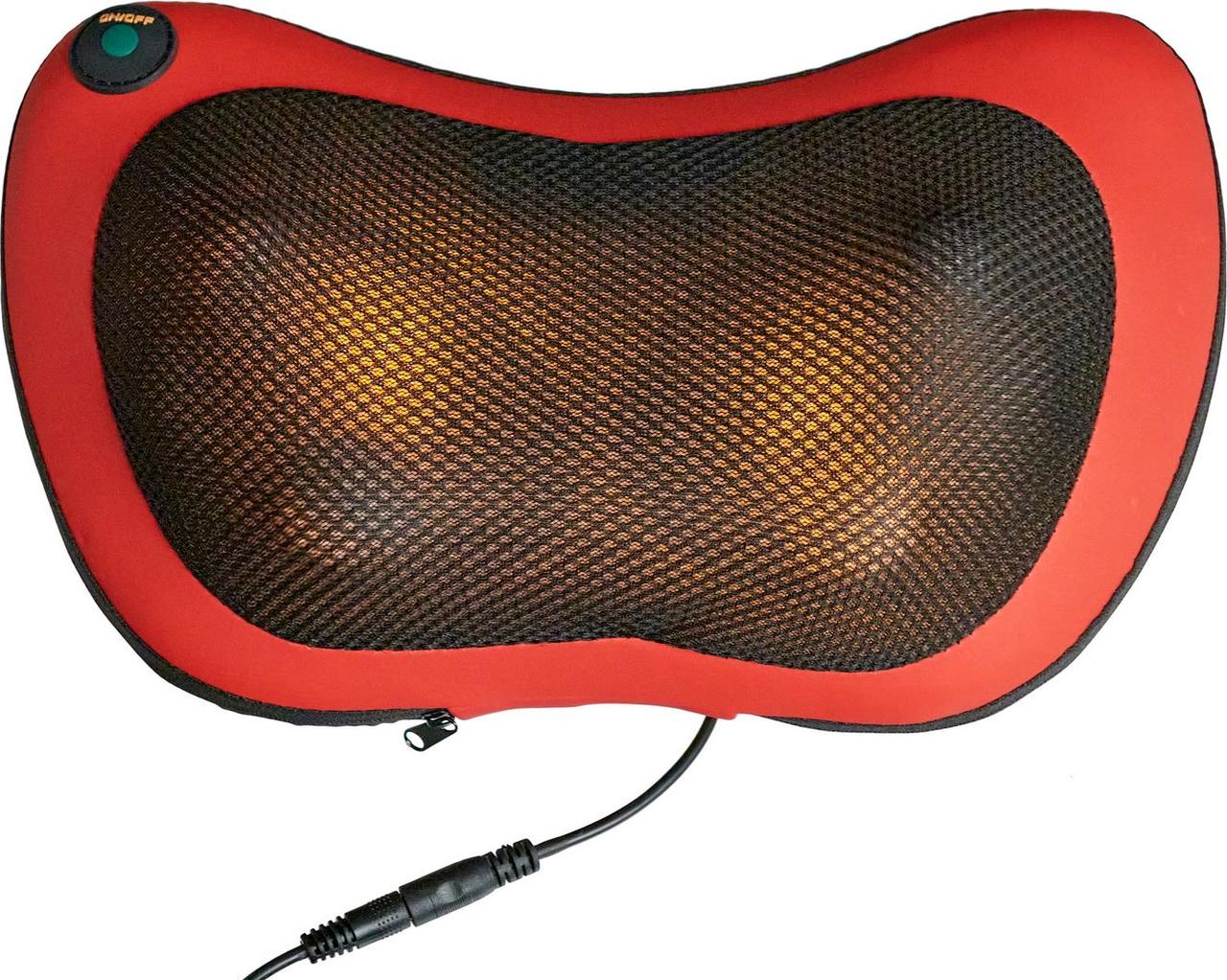 Массажная подушка «ШЕЯ, ПЛЕЧИ, СПИНА», красная (Massage Pillow red color) - фото 4 - id-p214096535