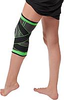Суппорт колена с утяжкой Bradex SF 0663, салатовый (Knee support, green), фото 2