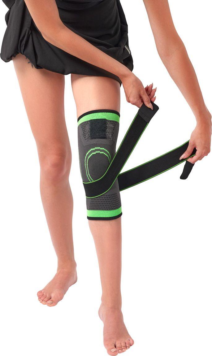 Суппорт колена с утяжкой Bradex SF 0663, салатовый (Knee support, green) - фото 4 - id-p215425662