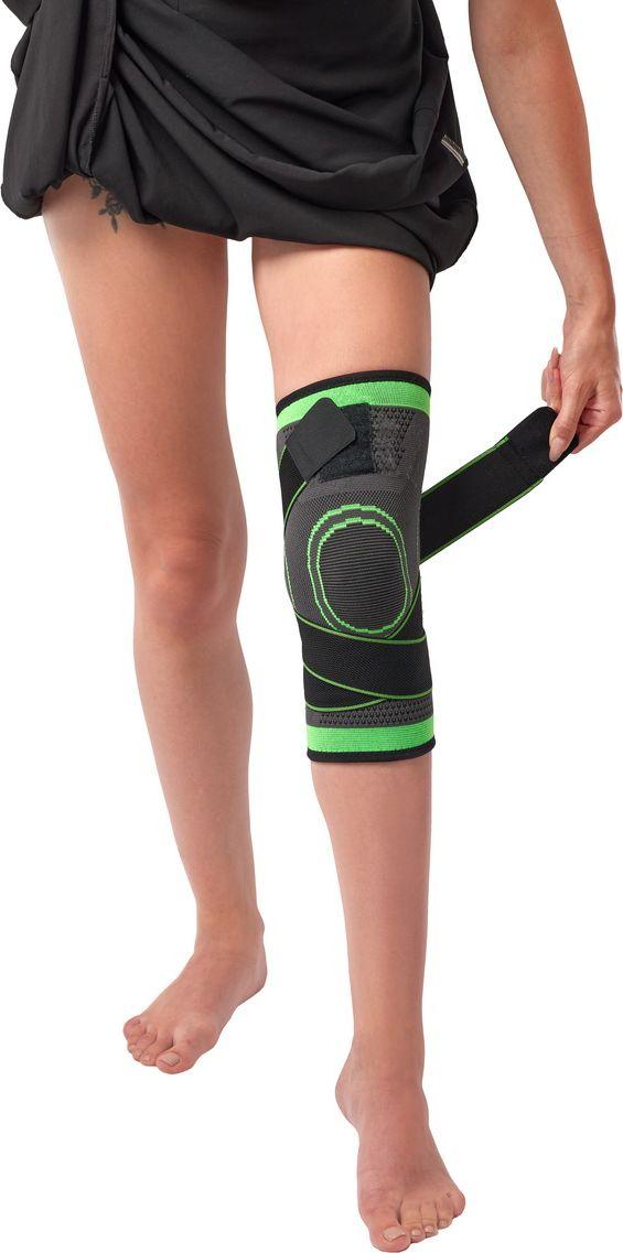 Суппорт колена с утяжкой Bradex SF 0663, салатовый (Knee support, green) - фото 6 - id-p215425662