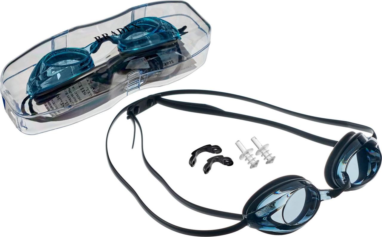 Очки для плавания, серия "Спорт", черные, цвет линзы - серый (Swimming goggles) - фото 6 - id-p215425673
