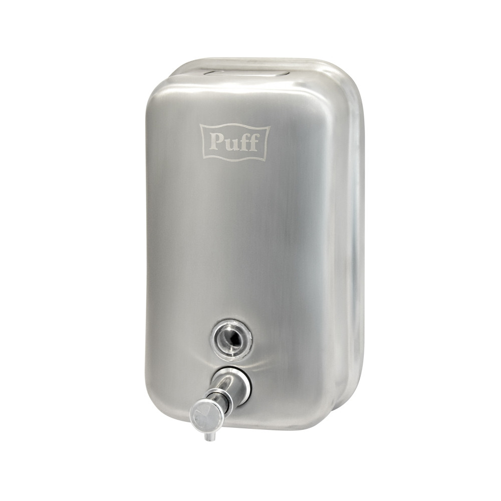 Дозатор для жидкого мыла Puff-8615m нержавейка, 1000мл (матовый) - фото 3 - id-p164126878