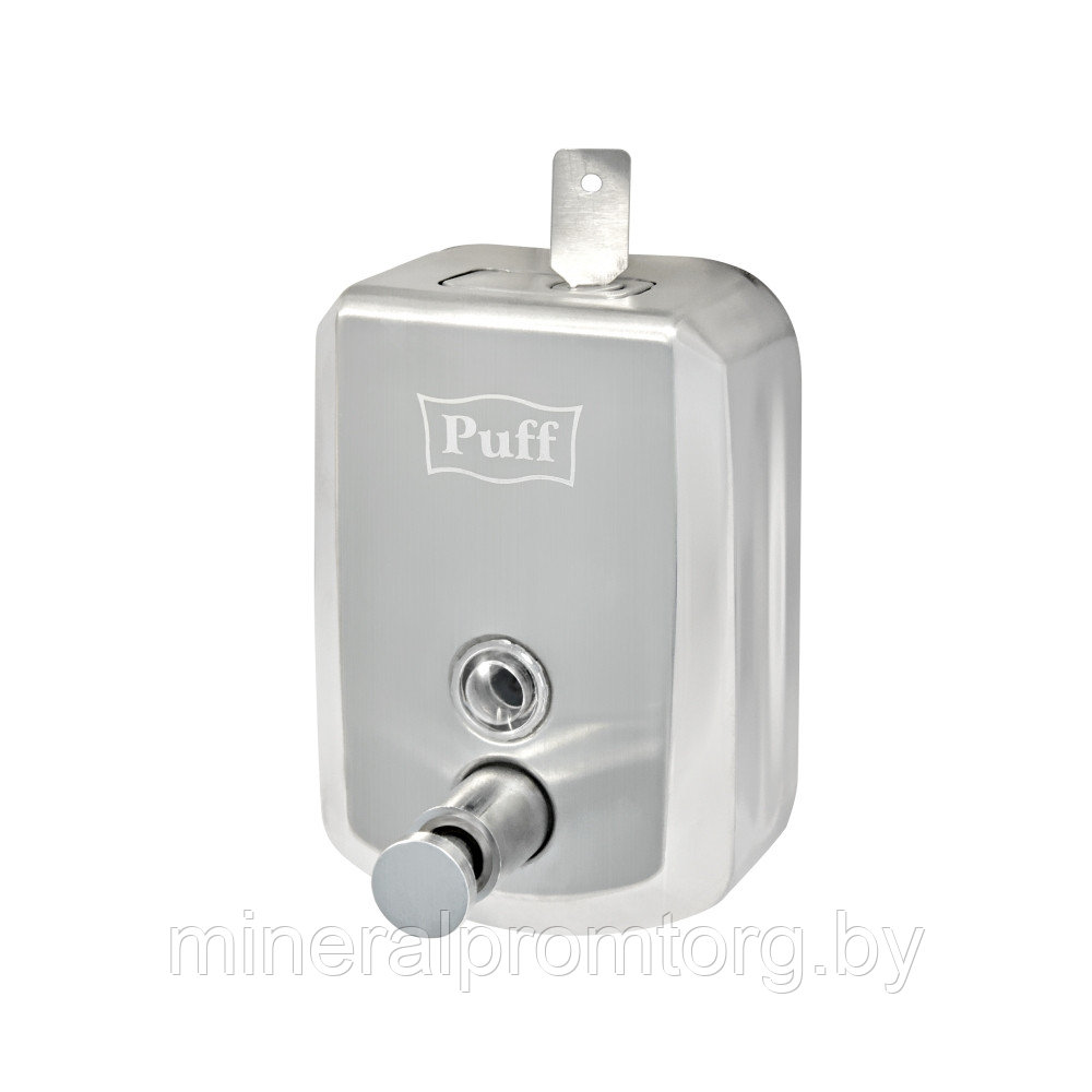 Дозатор для жидкого мыла PUFF-8705 нержавейка, 500мл (глянец) с замком - фото 3 - id-p164030983