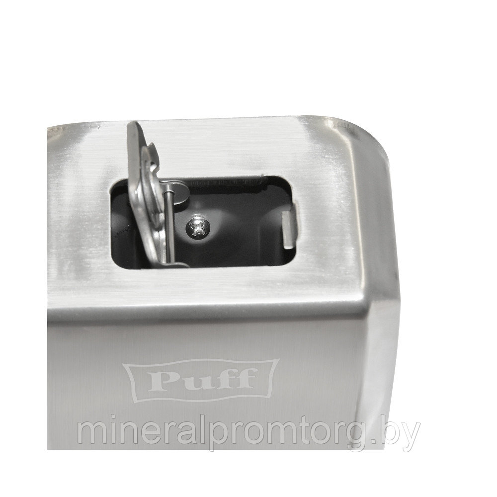 Дозатор для жидкого мыла PUFF-8705 нержавейка, 500мл (глянец) с замком - фото 4 - id-p164030983
