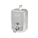 Дозатор для жидкого мыла PUFF-8705 нержавейка, 500мл (глянец) с замком, фото 3