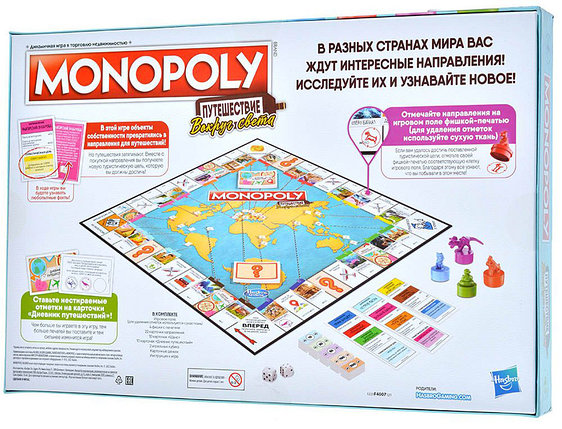 Монополия: Путешествие вокруг света. Настольная игра, фото 2